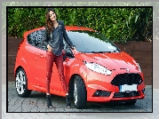 Czerwony, Ford Fiesta ST, 2013, Kobieta, Nadia Forde