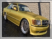 Żółty, Mercedes Benz 560 SEC AMG