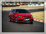 Czerwony, Mercedes A45 AMG