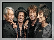 Grafika, Mężczyźni, Zespół rockowy, The Rolling Stones, Charlie Watts, Keith Richards, Mick Jagger, Ron Wood