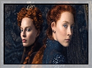 Film, Maria królowa Szkotów, Mary Queen of Scots, Kobiety, Aktorki, Margot Robbie, Saoirse Ronan