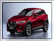 Mazda CX-3, AWD, Czerwona