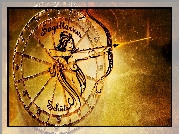 Znak, Zodiaku, Strzelec, Grafika