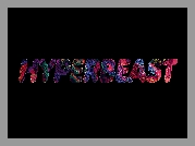 Napis, HyperBeast, Grafika, Czarne tło