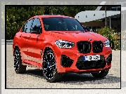 Czerwone, BMW X4 M, Przód