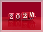 Czerwone, Kostki, 2020