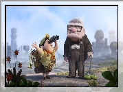 Film animowany, Odlot, Up, Dziadek Carl Fredricksen, Skaut Russell