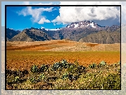 Boliwia, Peru, Granica, Region Cuzco, Góra