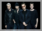 U2, Zespół, Rock, Adam Clayton, The Edge, Bono, Larry Mullen