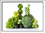 Warzywa, Zielone, Kompozycja