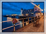 Molo, Dom, Penarth Pier Pavilion, Ławeczki, Penarth, Walia