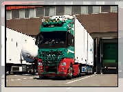 Gra, Euro Truck Simulator 2, Samochód, Ciężarowy, MAN