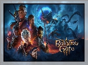 Gra, Baldurs Gate, Postacie, Plakat