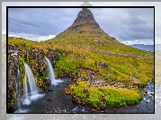 Góra Kirkjufell, Wodospad Kirkjufellsfoss, Islandia