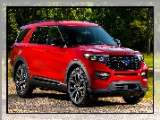 Czerwony, Ford Explorer ST