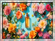Kwiaty, Perfumy, Flakon