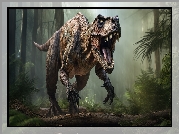 Dinozaur, Tyranozaur, Grafika