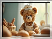 Miś, Pluszowy, Piekarz