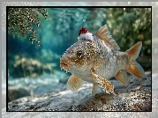 Karp, Ryba, Czapka, Mikołaja, Grafika AI