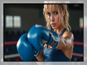 Kobieta, Sport, Boks