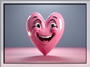 Serce, Miłość, Uśmiech