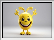 Grafika, Radość, Buźka