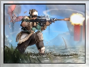 Gra, Apex Legends, Postać, Vantage, Snajper, Karabin
