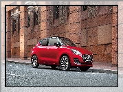 Czerwone, Suzuki Swift, Bok